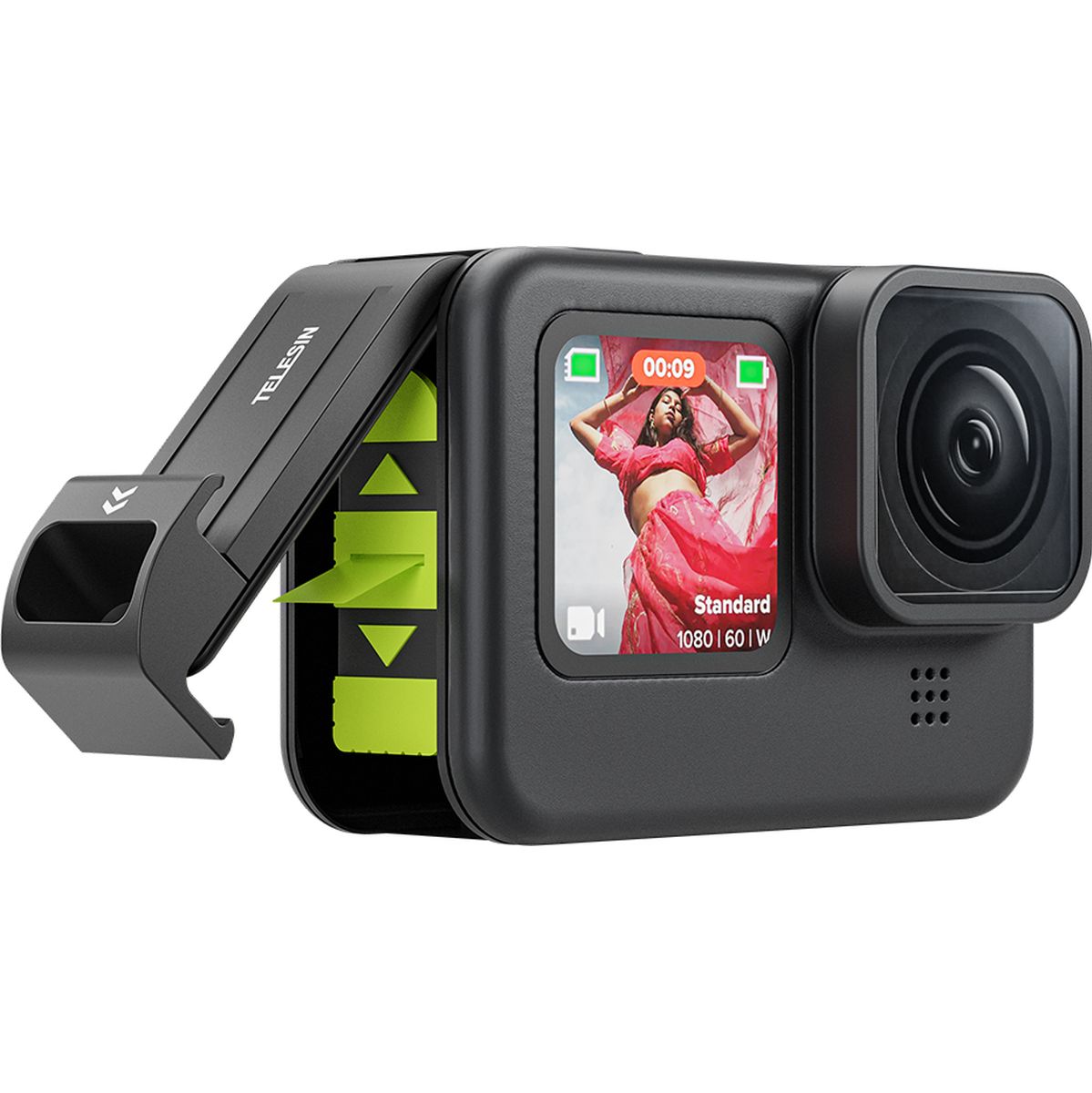 Telesin Telesin Battery Cover w/ Charging Socket Waterproof - Image 2