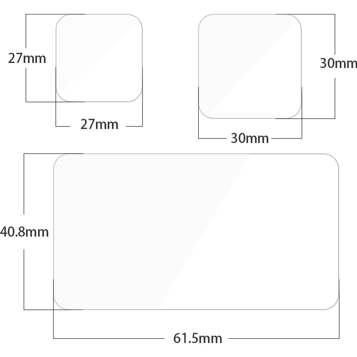 Telesin Telesin screenprotector Tempered Glas For GoPro 9,10,11,12 - Image 2