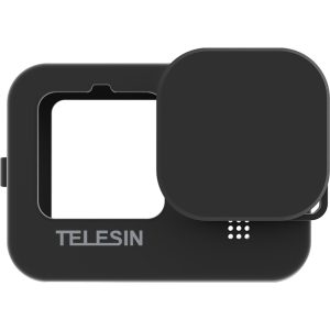 Telesin Telesin Protective Cover Siliconen For GoPro 9,10,11,12 - Zwart