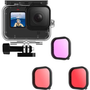 Telesin Telesin Waterproof Case + Duikfilter-Set - GoPro 13/12/11/10/9