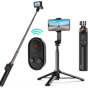 Telesin Telesin Vlog Selfie Stick For GoPro w/ Bluetooth Remote