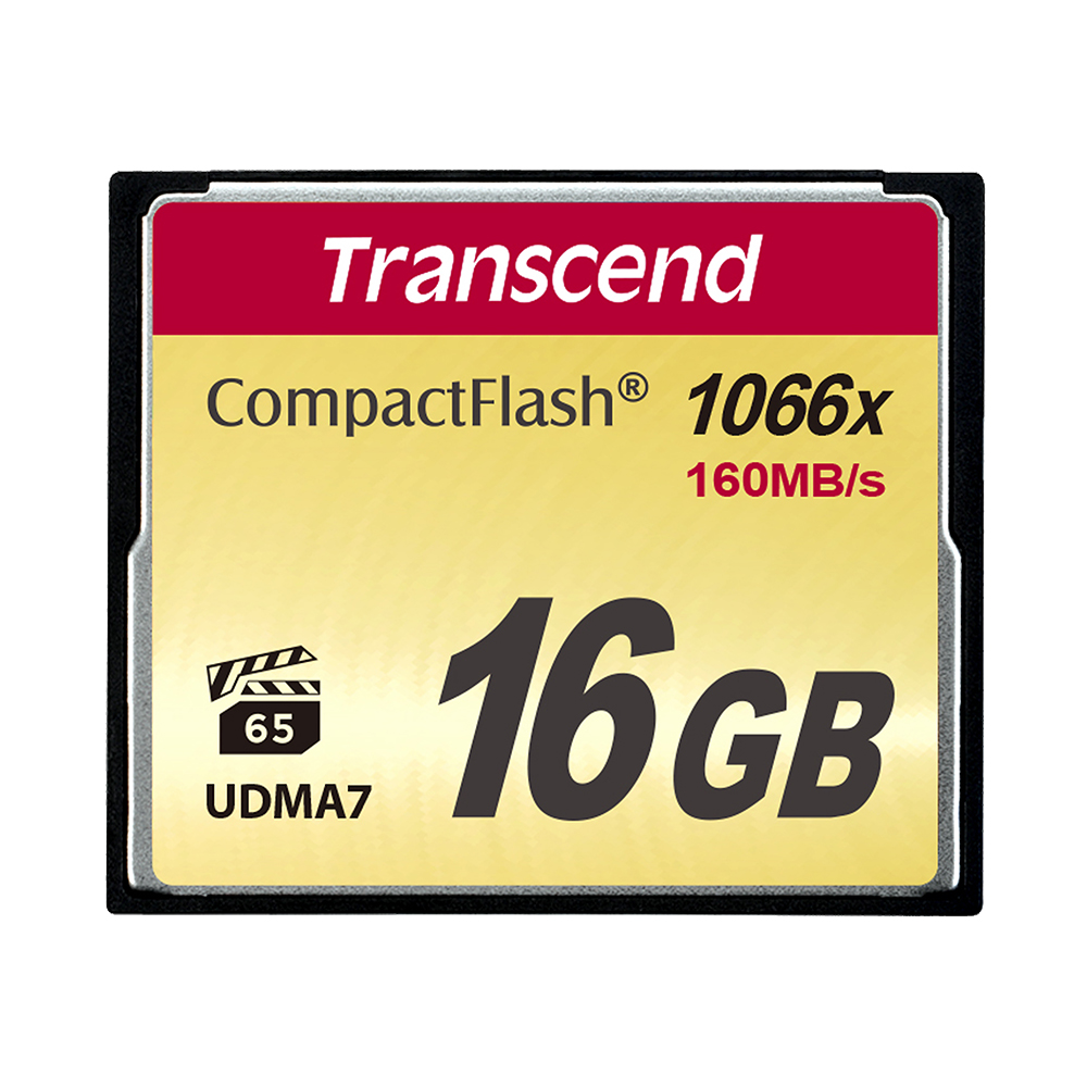 Transcend Transcend 16GB CompactFlash (1000X | R 160MB/s | W 120MB/s )