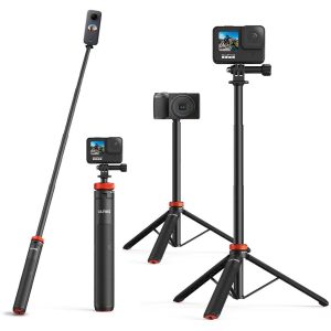 Ulanzi Telesin UURig TP-03 Selfie Stick Tripod 130cm For GoPro