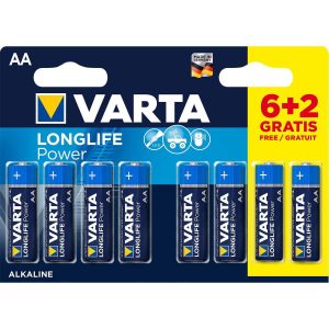 Varta Varta Alkaline Battery AA 1.5 V High Energy 8-Promotional