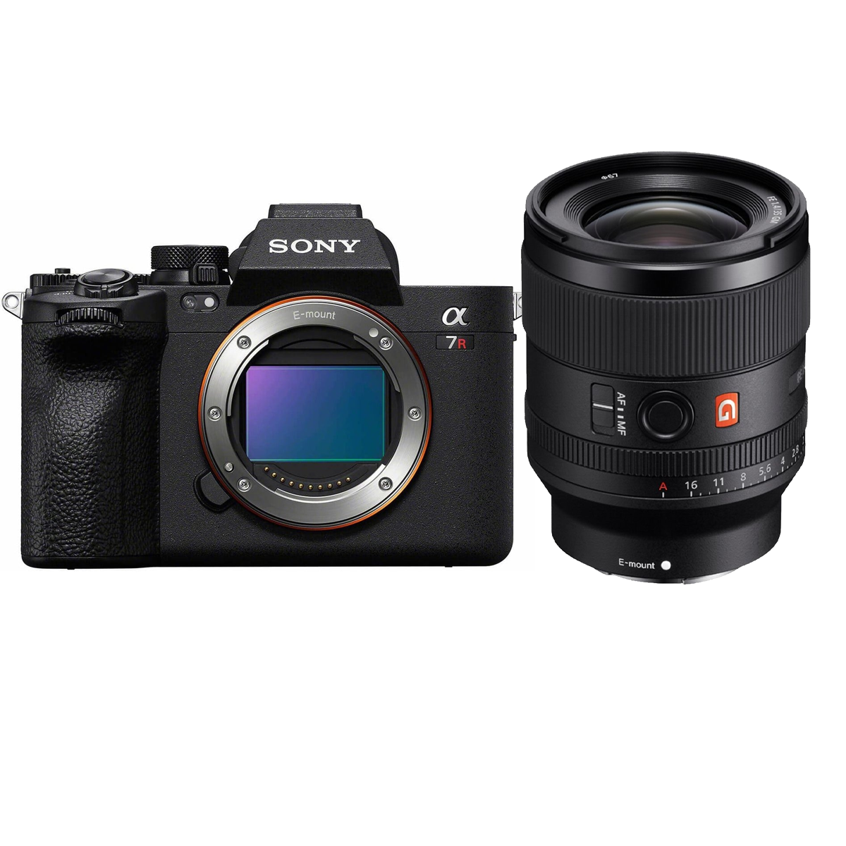 Sony Sony A7R V body Zwart + Sony SEL 35mm/F1.4 FE Full Frame premium master