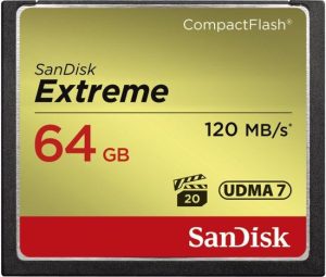 SanDisk SanDisk CF Extreme 64GB 120MB/sec 85 MB write UDMA 7