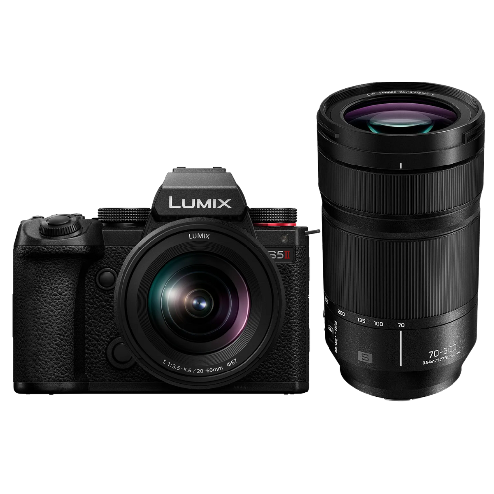 Panasonic Panasonic Lumix S5II + 20-60mm f/3.5-5.6 + LUMIX S 70-300mm F4.5-5.6 MACRO O.I.S.