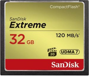 SanDisk SanDisk CF Extreme 32GB 120MB/s 85MB write UDMA 7