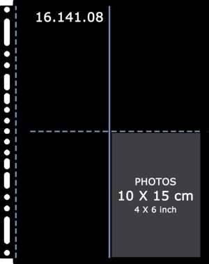 Henzo Henzo 10 Fototassen  10x15  zwart 230x297