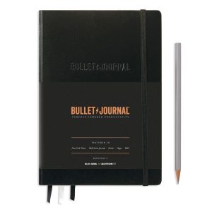 Leuchtturm Leuchtturm Black, Bullet Journal - Edition 2, Medium (A5), 120 g/mì paper, 206 p., dotted