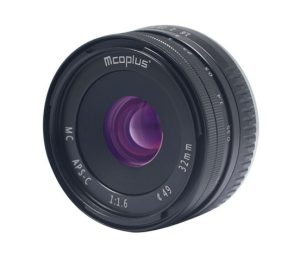 McoPlus McoPlus MCO35mm F/1.6 Sony Zwart