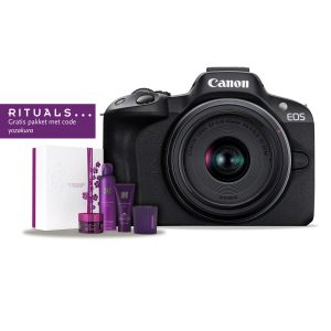Canon Canon EOS R50, Black + RF-S 18-45 IS STM + RF-S 55-210mm F5-7.1 IS STM