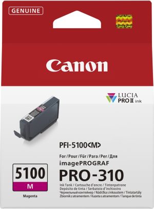 Canon Canon PFI-5100 M Magenta Inkt voor Prograf Pro 310