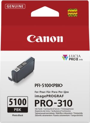 Canon Canon PFI-5100 PBK Photo Black Inkt voor Prograf Pro 310