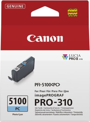 Canon Canon PFI-5100 PC  Photo Cyaan Inkt voor Prograf Pro 310