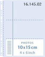 Henzo Henzo 10 Fototassen 10x15  transparant 230x297