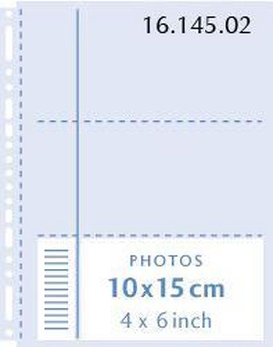 Henzo Henzo 10 Fototassen 10x15 transparant 230x297