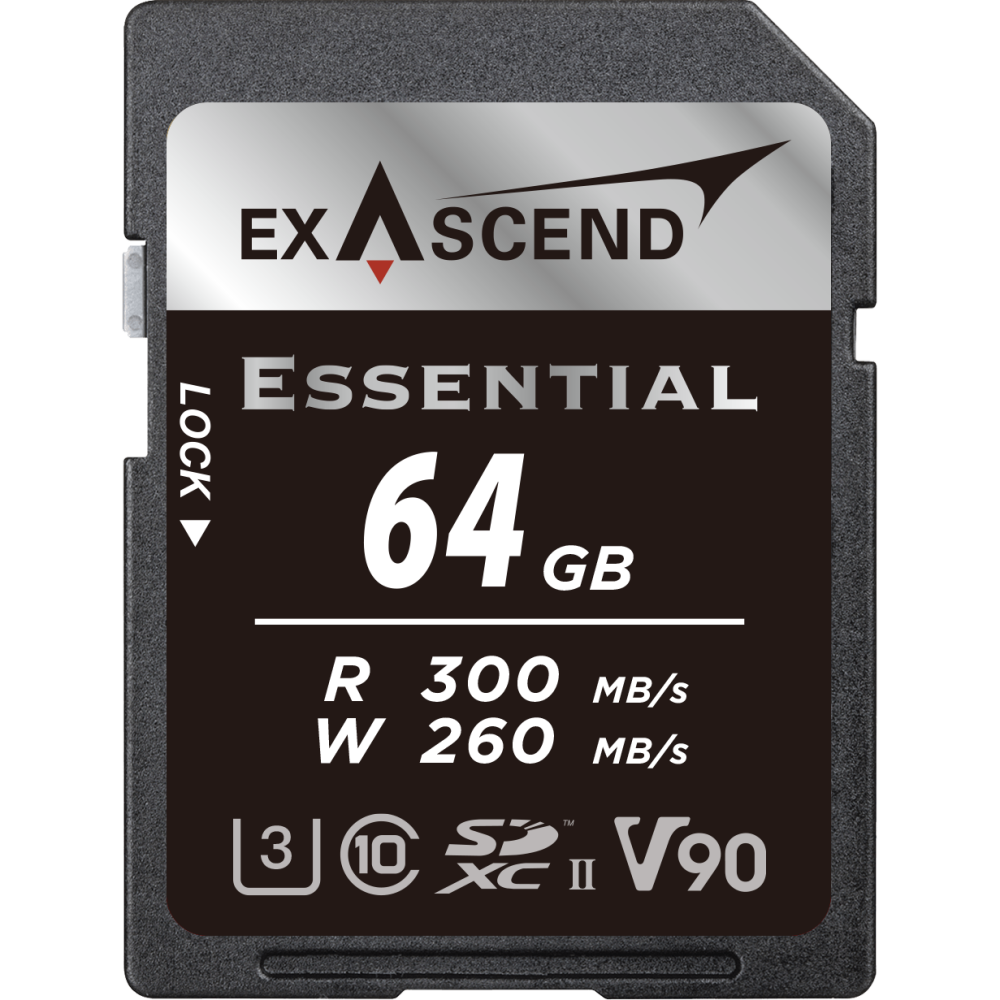 EXASCEND EXASCEND Essential UHS-II SD card(V90) 64GB