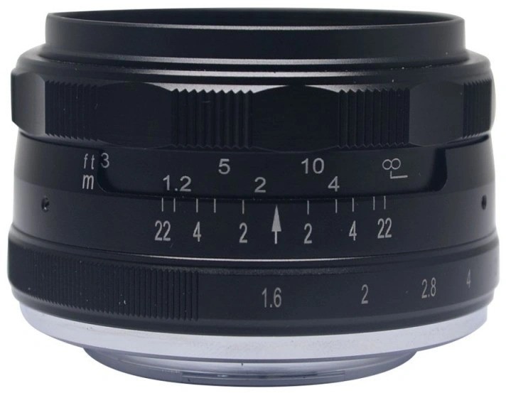 McoPlus McoPlus MCO35mm F/1.6 Canon Zwart