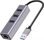 Rocketek Rocketek USB HUB 3.0 Internet 1000M LAN 4 Port Multi Splitter Adapter Power Delivery Charging