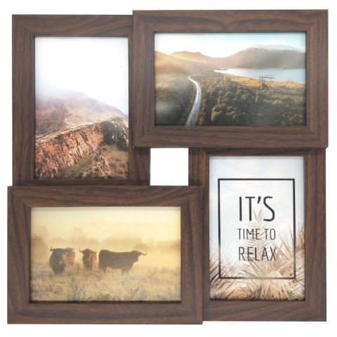 Henzo Henzo Fotolijst - Pure Barry - 10x15 cm - Donkerbruin