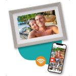 Pora&Co Pora&Co Digital Photo Frame 10 inch Silver / White