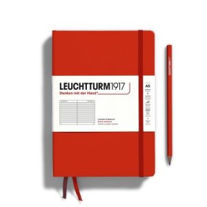Leuchtturm Leuchtturm Fox Red, Medium (A5), 251 p., ruled