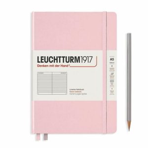 Leuchtturm Leuchtturm Powder, Medium (A5), 251 p., ruled