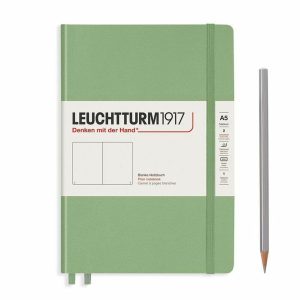 Leuchtturm Leuchtturm Sage, Medium (A5), 251 p., plain