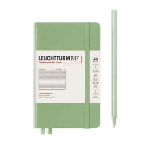 Leuchtturm Leuchtturm Sage, Pocket (A6), 187 p., ruled