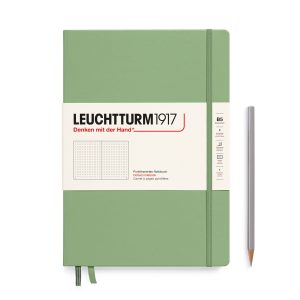 Leuchtturm Leuchtturm Sage, Softcover, Composition (B5), 123 p., dotted