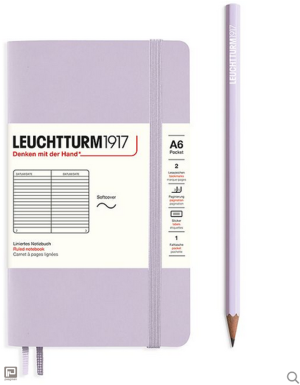 Leuchtturm Leuchtturm Lilac, Pocket (A6), 187 p., ruled