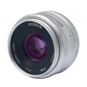 McoPlus McoPlus MCO35mm F/1.6 Fujifilm Zilver