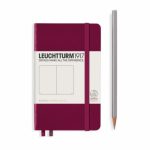 Leuchtturm Leuchtturm Port Red, Pocket (A6), 187 p., plain
