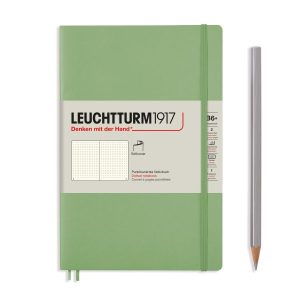 Leuchtturm Leuchtturm Sage, Softcover, Paperback (B6+), 123 p., dotted