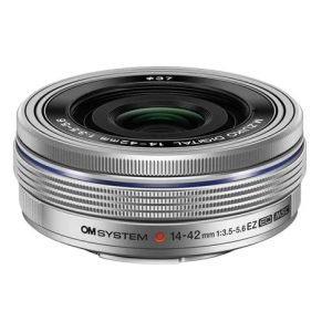 OM SYSTEM M.Zuiko Digital ED 14-42mm f/3.5-5.6 EZ (Pancake lens silver)