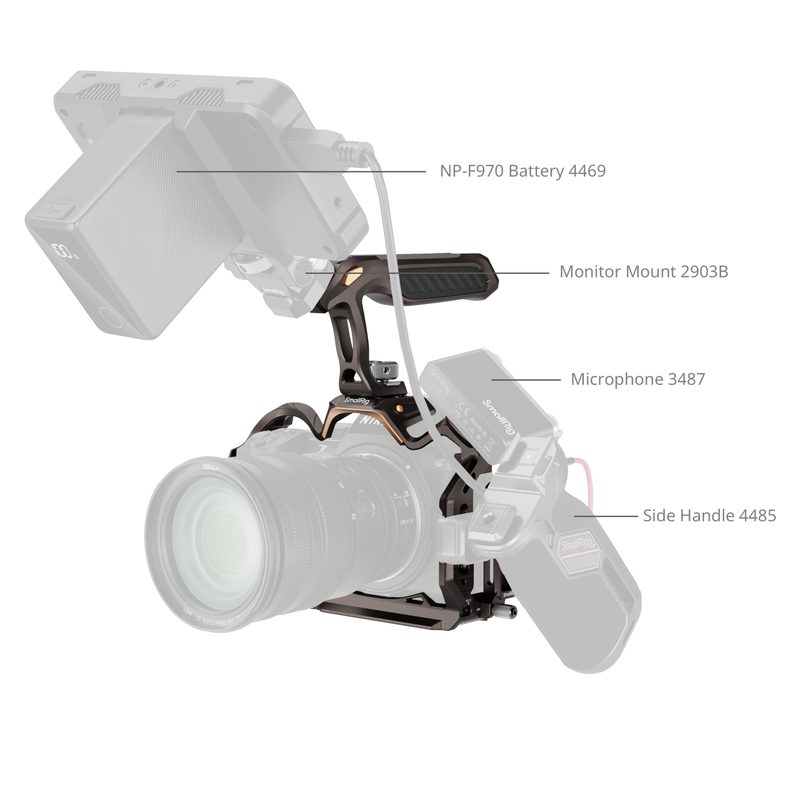 SmallRig SmallRig 5259 Night Eagle Cage Kit For Nikon Z5/Z5II/Z6/Z6II/Z7/Z7II - Image 2