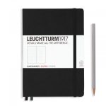 Leuchtturm Leuchtturm Black, Pocket (A6), 187 p., dotted