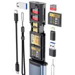 Rocketek Rocketek Multifunctionele High-Speed Sd Kaartlezer Usb 3.1 Type-C Sd/Tf Kaart