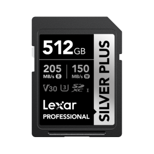 Lexar Lexar SD Silver Plus UHS-1 512GB V30 R205/W150MB/s