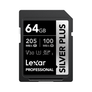 Lexar Lexar SD Silver Plus UHS-1 64GB V30 R205/W150MB/s