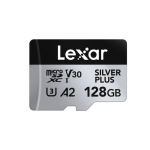 Lexar Lexar Double Pack MicroSDXC Silver Plus UHS-1 128GB V30 R205/W100MB/s