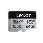 Lexar Lexar MicroSDXC Silver Plus UHS-1 64GB V30 R205/W100MB/s