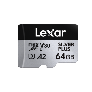 Lexar Lexar MicroSDXC Silver Plus UHS-1 64GB V30 R205/W100MB/s