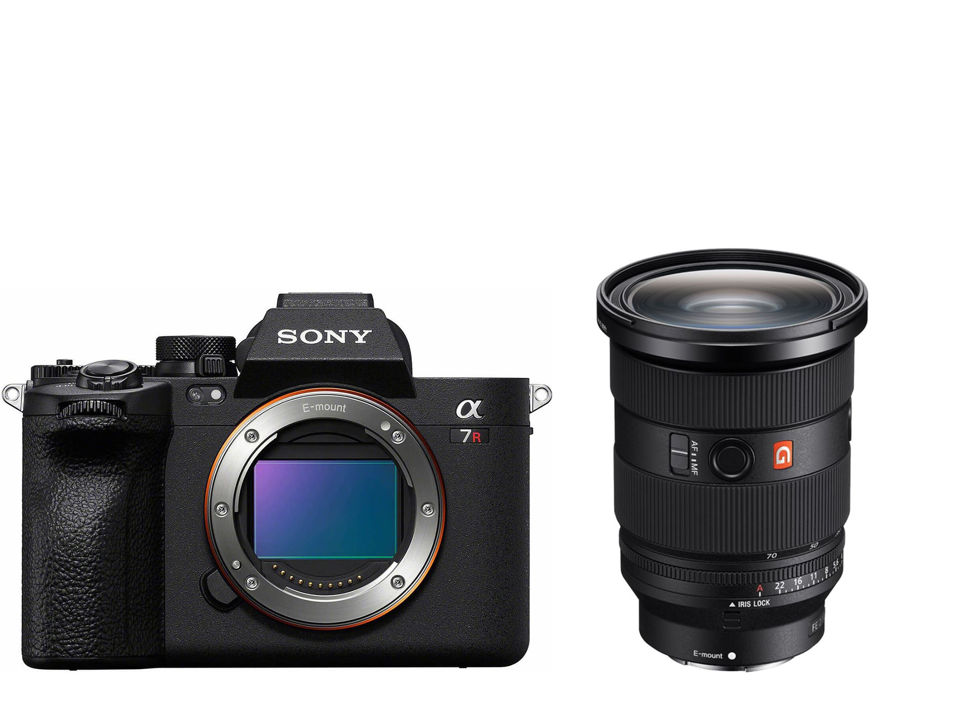 Sony Sony A7R V body Zwart + Sony SEL 24-70mm F2.8 GM2