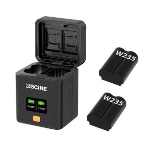 ZGCINE Zgcine Charging Case voor 2x Fujifilm NP-W235 accu's